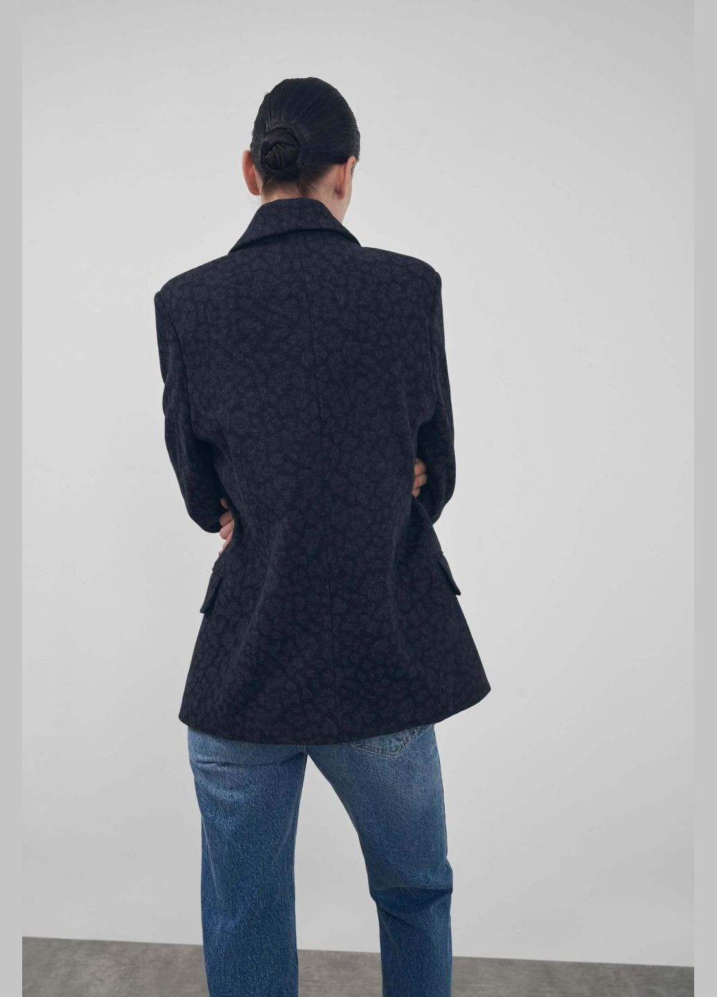 вовняний в принт леопард FLOW Піджак (325880464)