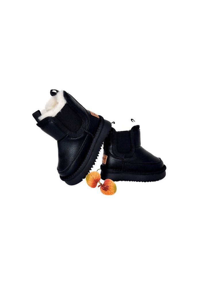 Черные зимние аггс угги 22 г 14 см черный артикул з267 Paliament