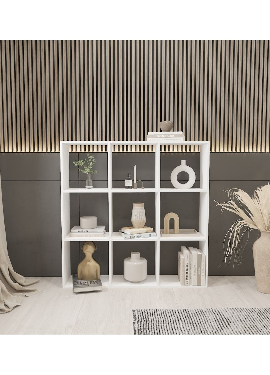 Стеллаж, полка для книг и игрушек на 9 отделов, глубина 230 мм GP-18 No Brand (371909302)