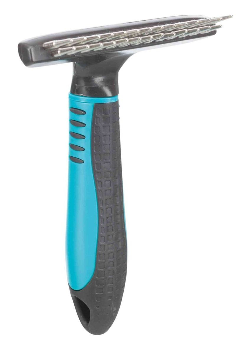 Дворядний гребінець-граблі для котів і собак зі змінним зубом 10 х 15 см (4011905237831) Trixie (279564234)