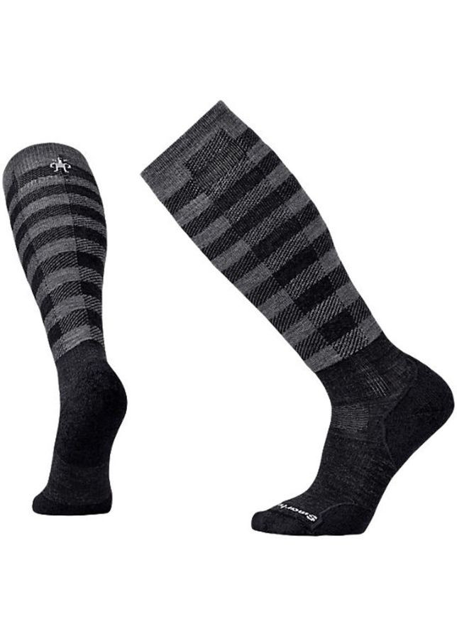 Термошкарпетки PhD Slopestyle Light Ifrane Socks Чорний-Сірий Smartwool (278273574)