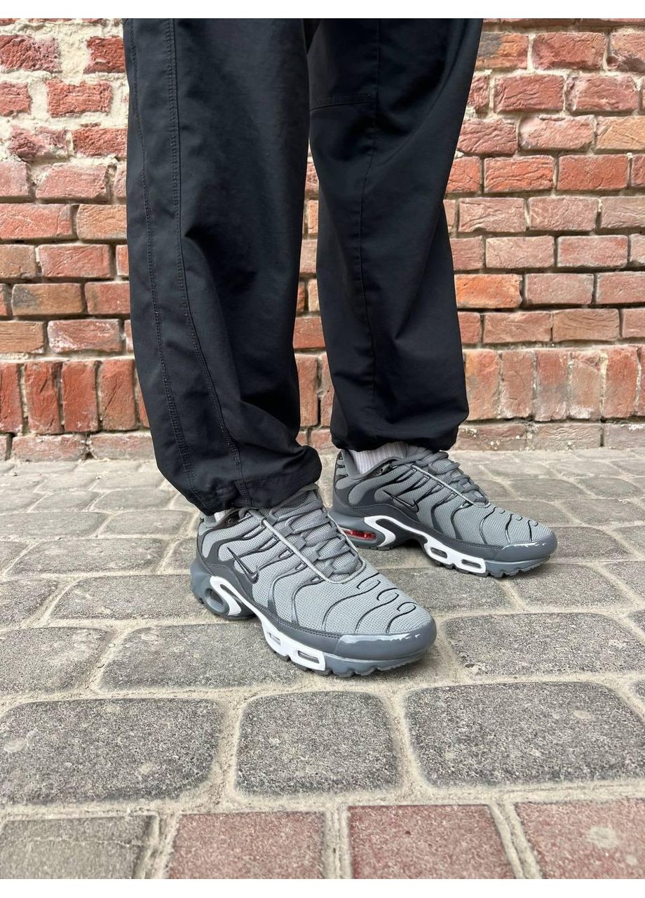 КРОСІВКИ ЖІНОЧІ NIKE AIR MAX PLUS TN GREY WHITE НАЙК АІР МАКС ТН ПЛЮС No Brand сірі демісезони (367171467)