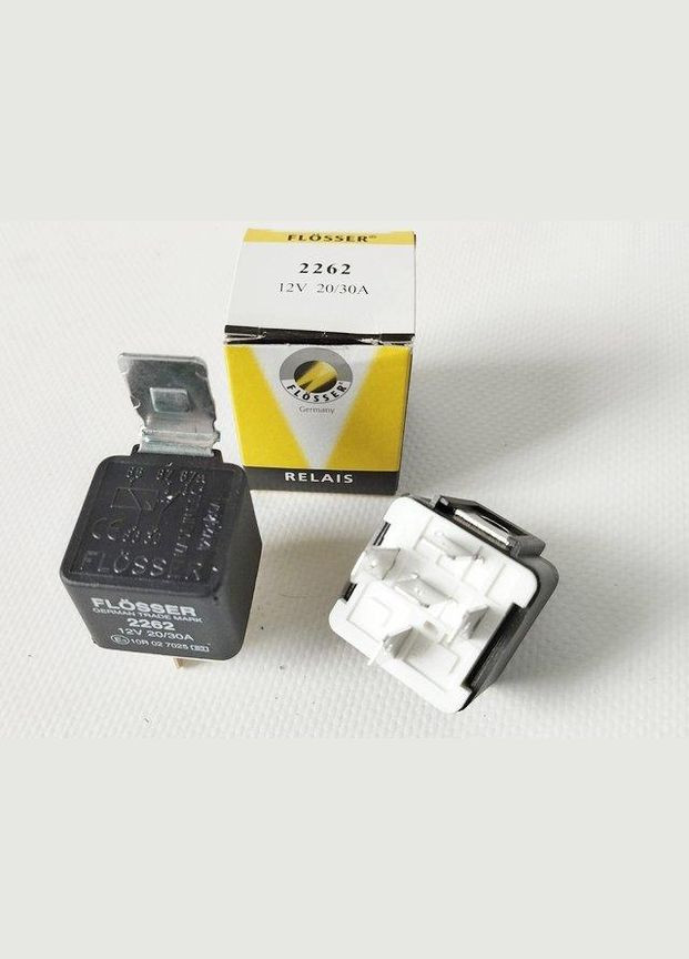 Реле универсальное 5-ти конт. 12В 20/30А с кронштейном ( ) 2262 РО 6739 РО Flosser (323227293)