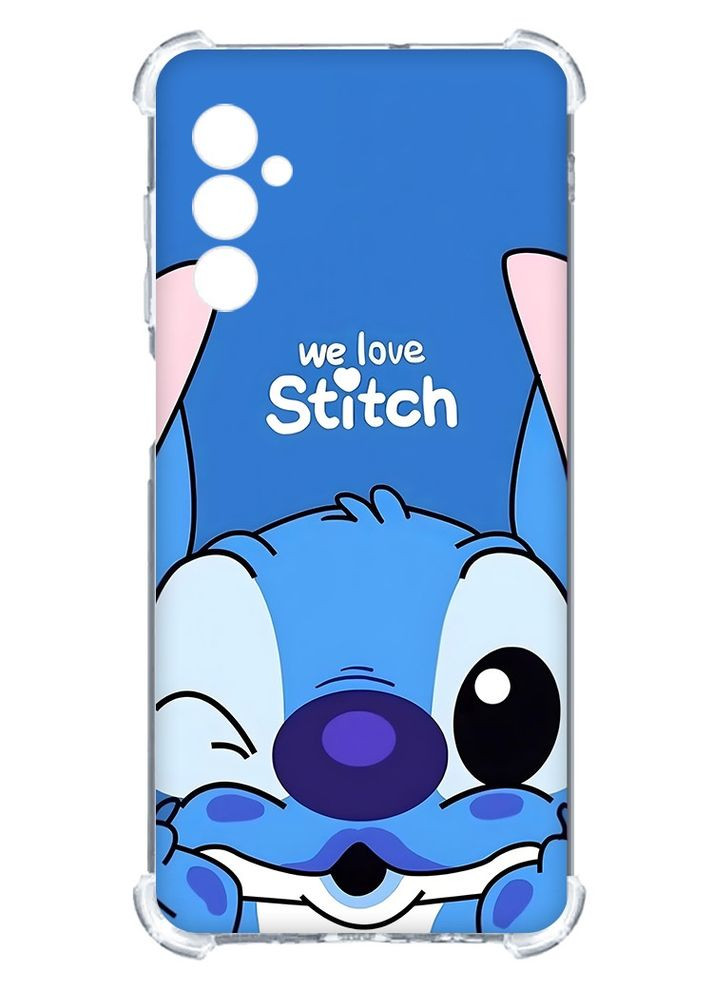 Чехол с утолщёнными углами на Samsung Galaxy A15 (A155) Стич (принт 410) Creative (356121731)