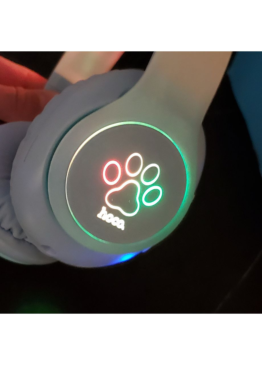 Беспроводные Bluetooth-наушники кошачьи ушки W42 Cat ears headphones с микрофоном Hoco (353497672)