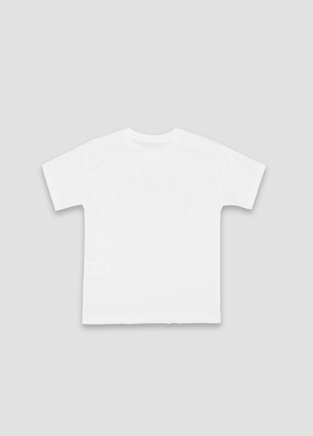 Белая летняя футболка с коротким рукавом для мальчика цвет белый цб-00246442 First Kids