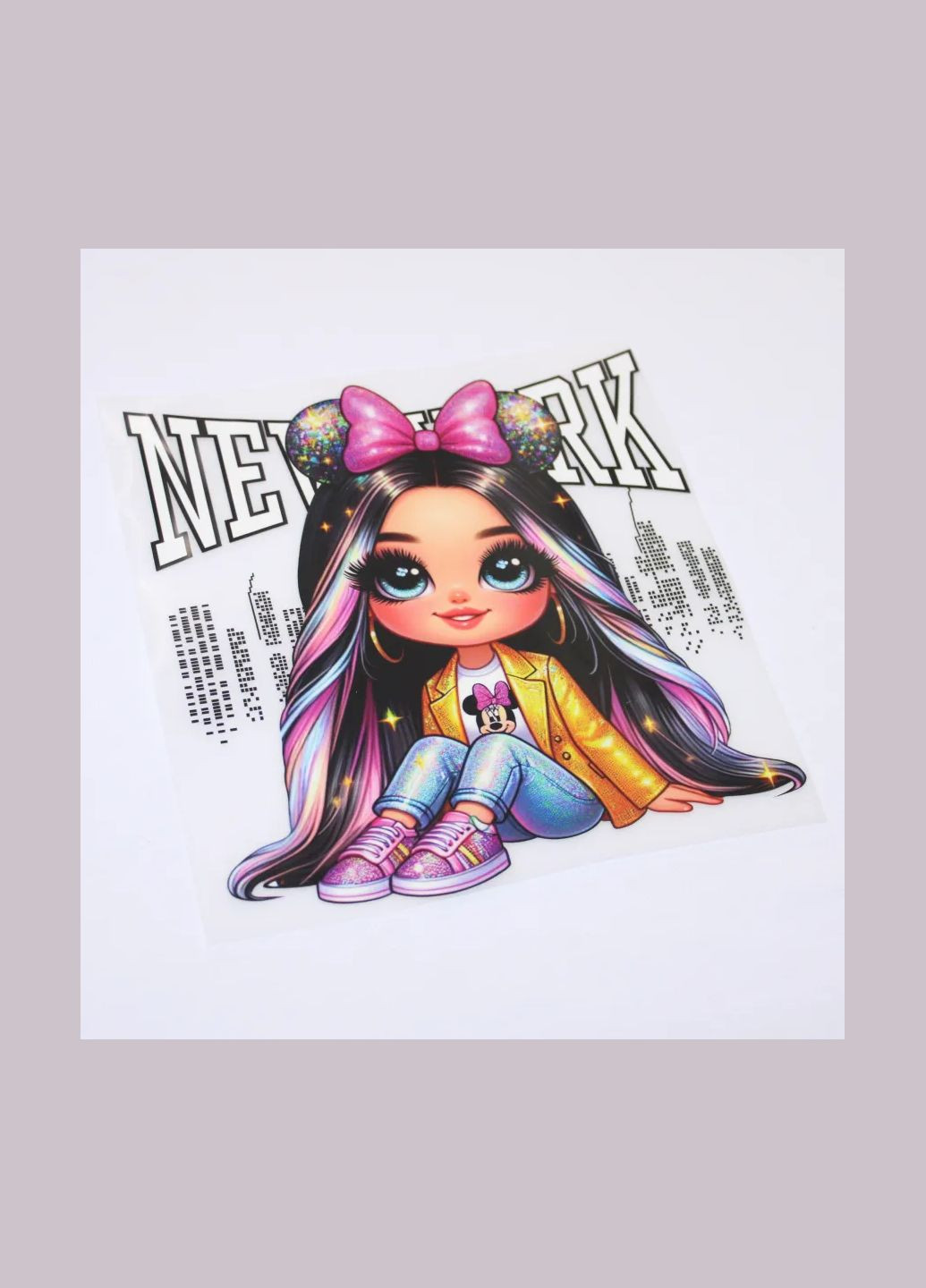 Термоаппликация "Яркая девочка" (4918) No Brand (335812312)