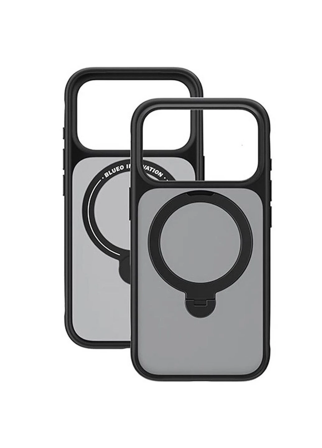 TPU+PC чохол Skin Friendly 360 Rotatable Stand with MagSafe для Apple iPhone 17 Pro Max (6.9") Blueo (395030403)