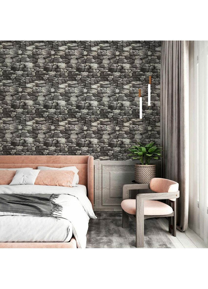 Самоклеящиеся обои 2800х450х1,8мм Серый кирпич SW-00000724 Sticker Wall (353967595)