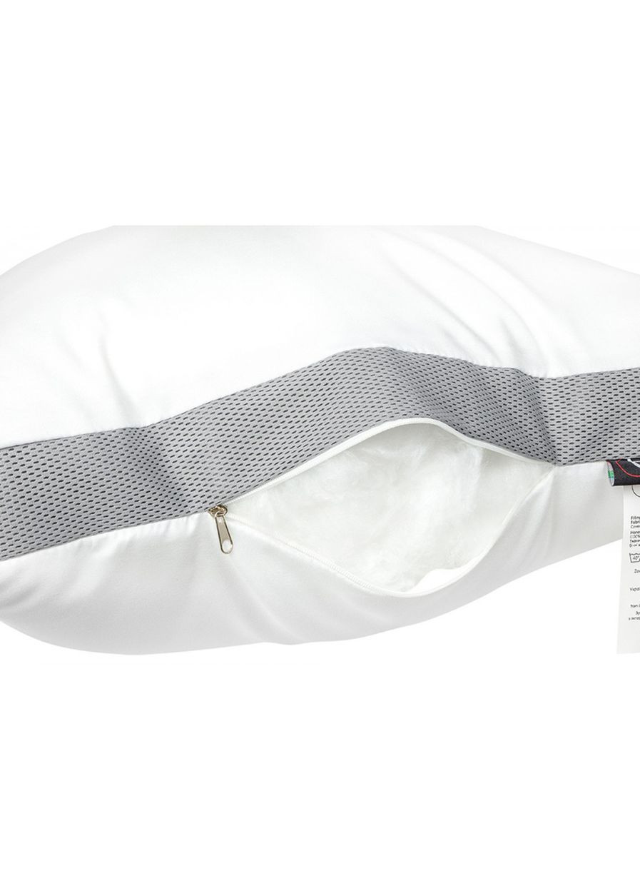 Подушка лебединий екопух 50х70 білого кольору на блискавці SO102386 Sonex (360407002)