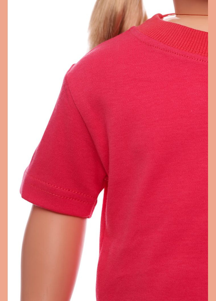 Рожева сарафан з футболкою джинсовий kitty малиновий 92 см (32618) BABYKROHA (323470114)