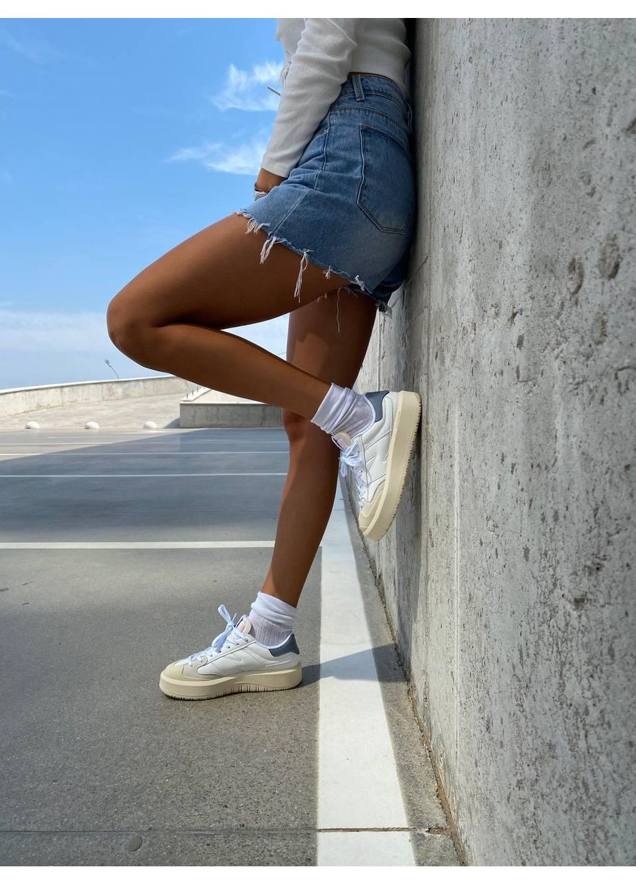 Белые демисезонные кроссовки мужские new balance ct 302 white blue нью беланс ct302 No Brand