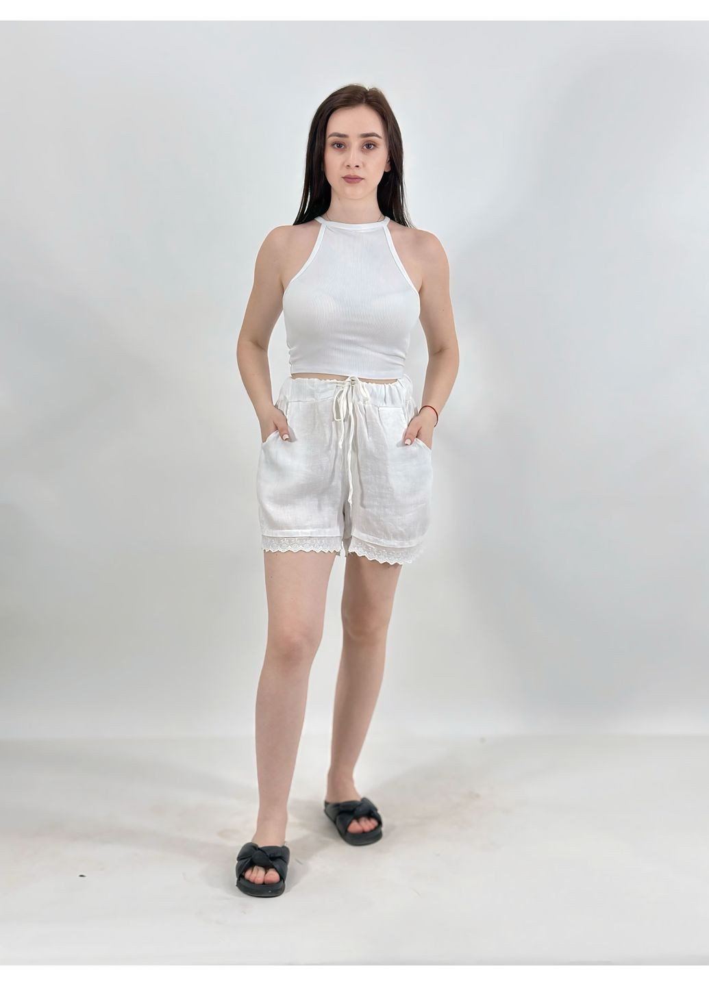 Шорты льняные New Collection (352308324)