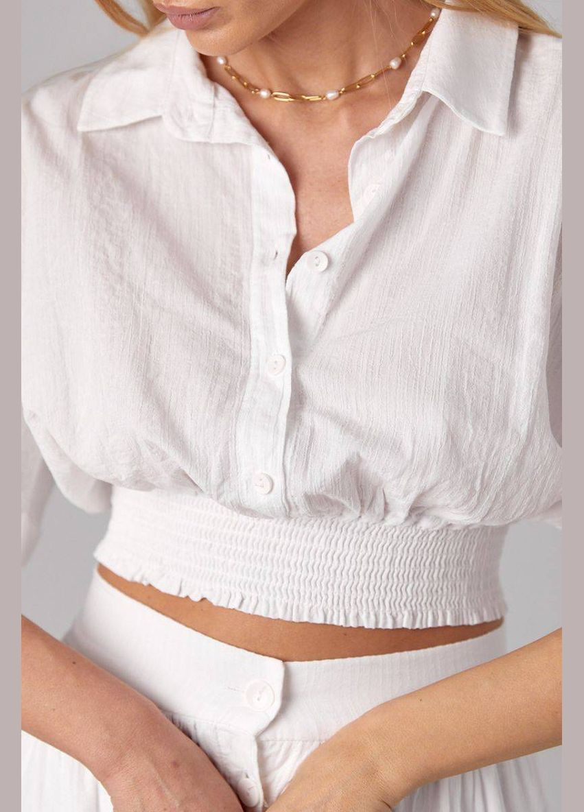 Летний юбочный костюм на пуговицах Lurex Костюм-двойка (334016713)