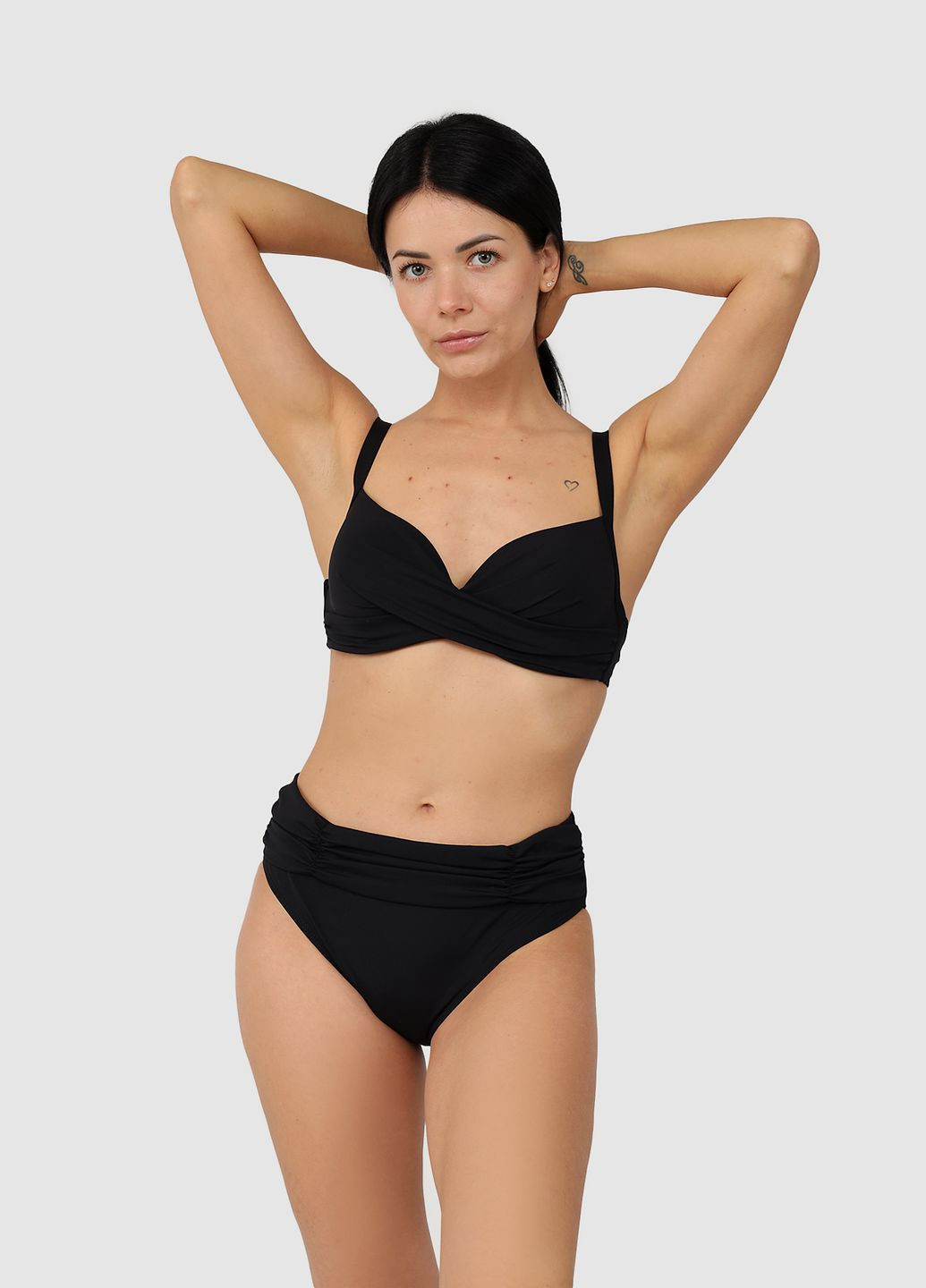 Черный летний лиф классический женский цвет черный cb-00273027 Julla