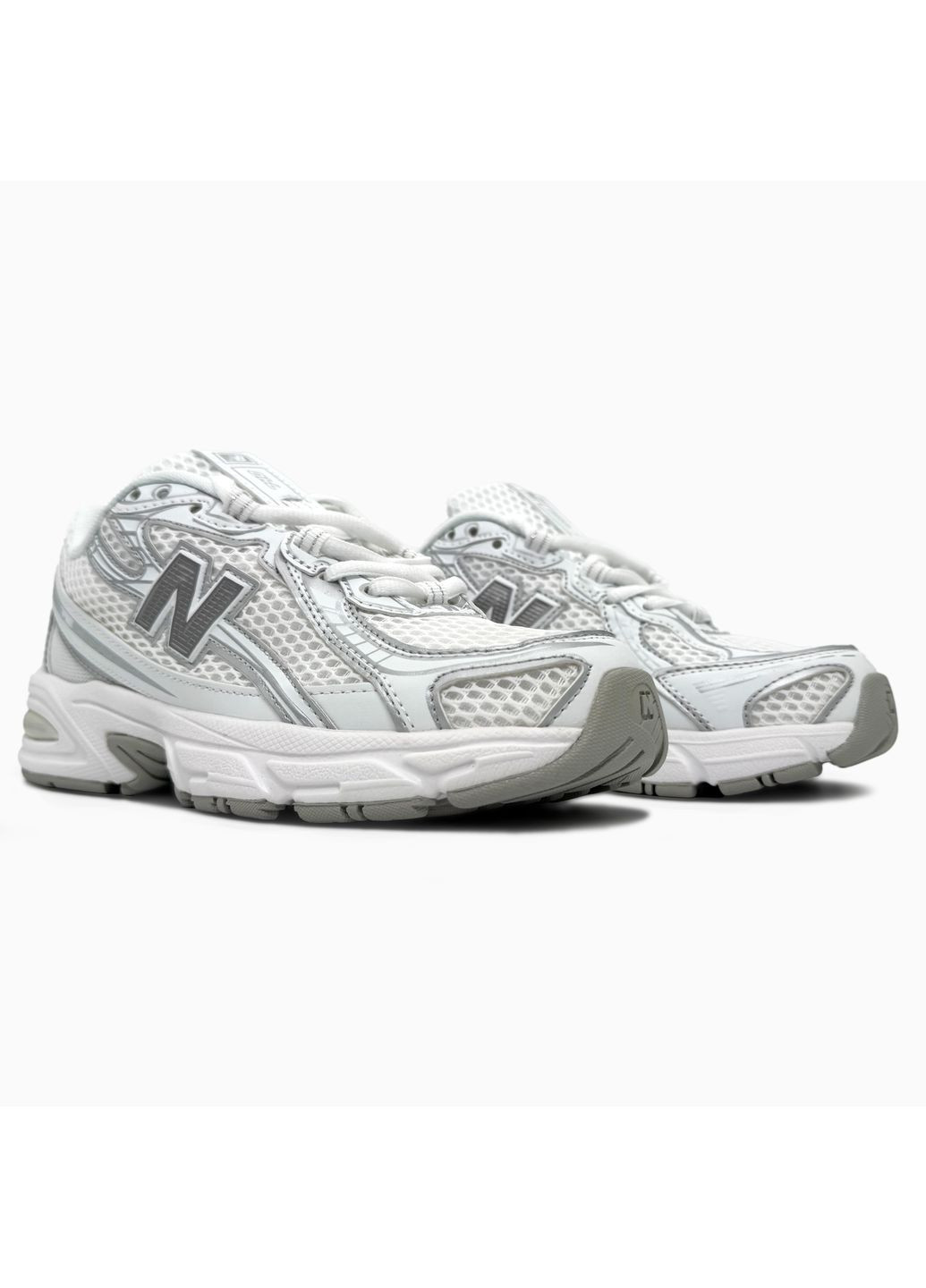 Белые демисезонные кроссовки мужские new balance 740 white нью беланс 740 No Brand