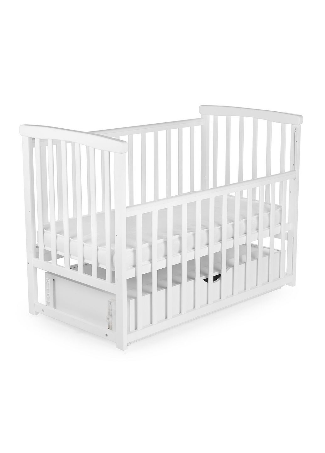 Кроватка-качалка детская Мечта, с ящиком. White (149747) Наталка (340909386)