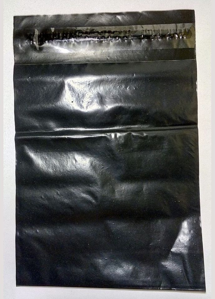 Кур'єрський пакет чорний 500х550 + 40 клапан No Brand (317763822)