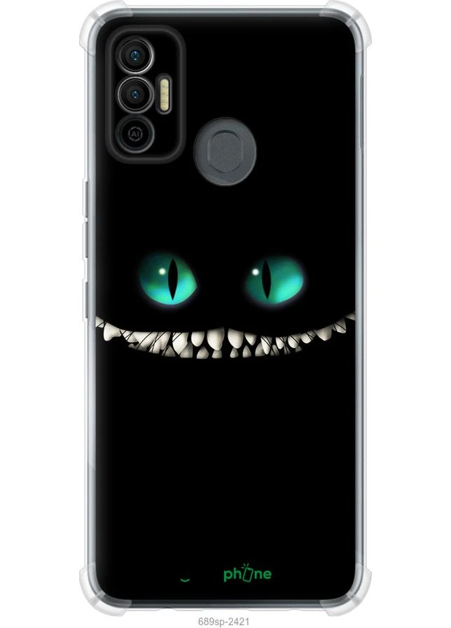Чехол на Tecno Spark 7 KF6n Чеширский кот "689sp-2421-70447" Endorphone (329841067)