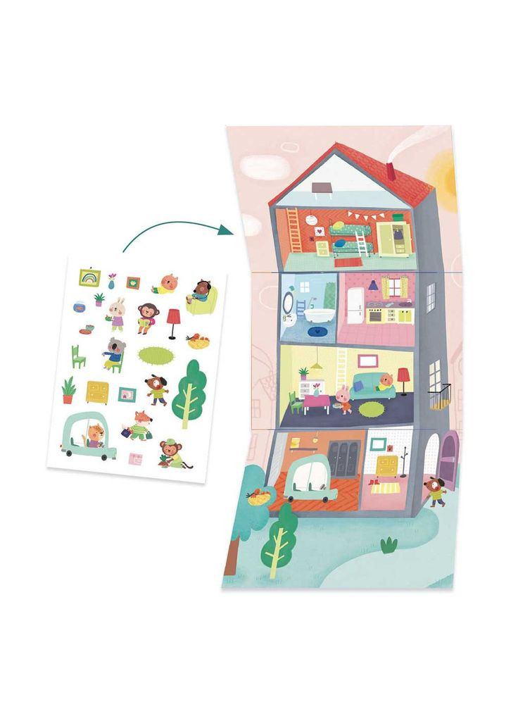 Набір для творчості Будиночки для тварин (DJ09293) Djeco (373004072)