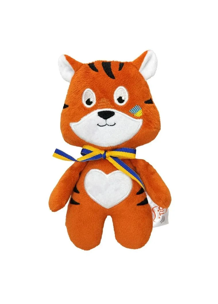 М'яка іграшка тигр патріот 20 см для дітей Tigres (389039790)