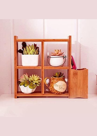 Підставка для квітів з дерева Лесера шафран (ЦВП-010206) No Brand (328224875)