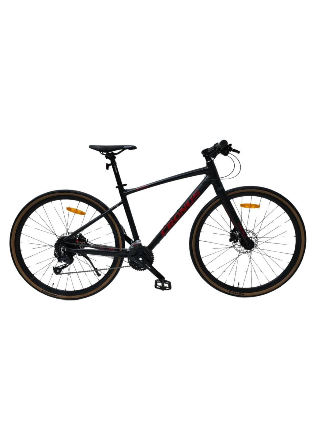 Велосипед Gravel 28", розмір M рама 17.5" (2024), Чорно Cronus (370606303)