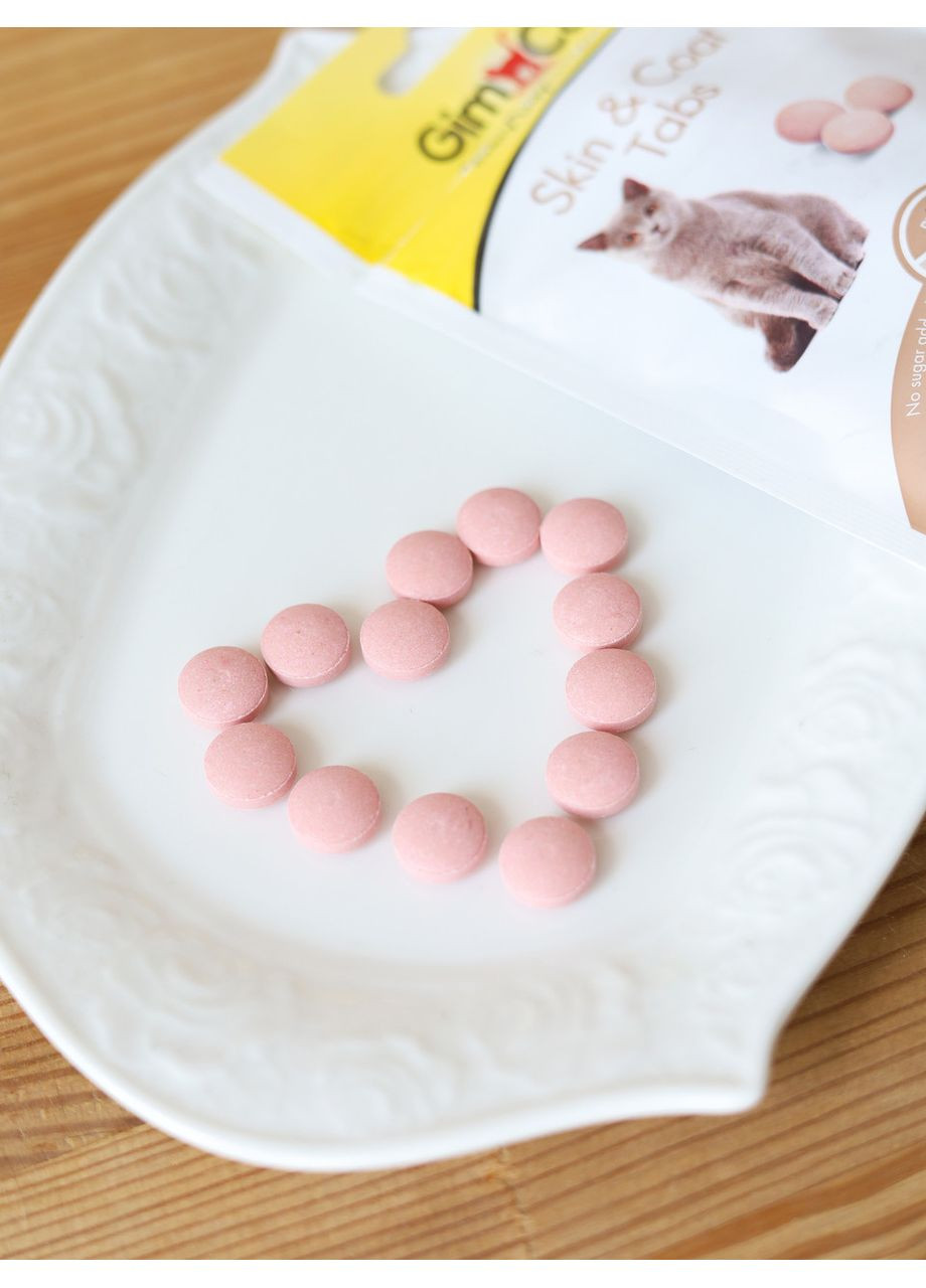 Таблетки Every Day Skin&Coat для котів, 40 г GimCat (365593268)