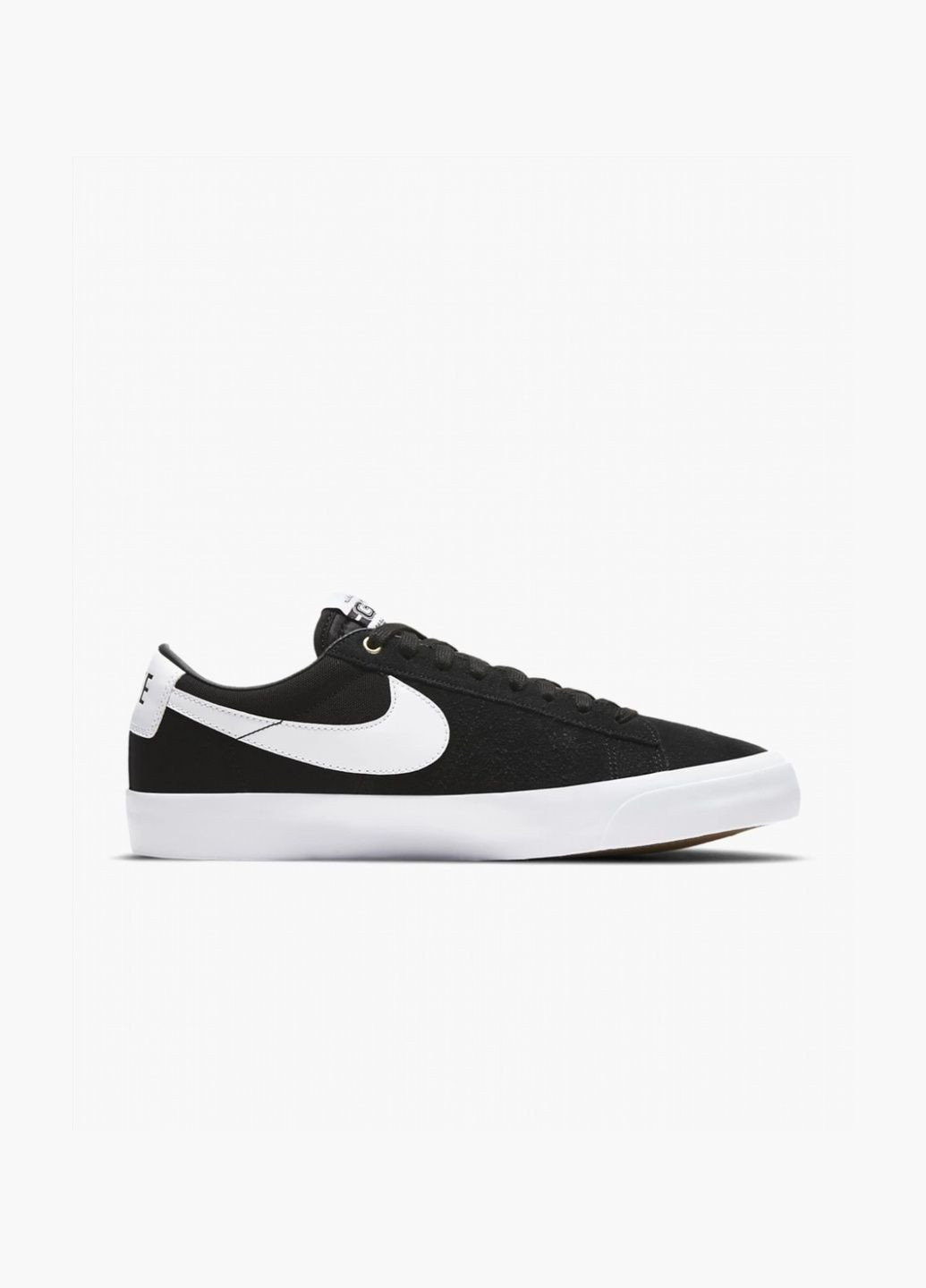 Чорні всесезонні кросівки унісекс sb zoom blazer low pro gt black dc7695-002 Nike