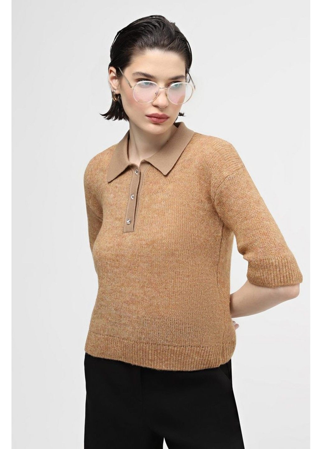 Пісочний демісезонний джемпер js947 Sewel