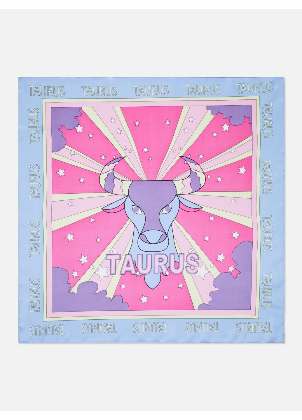 Хустка,блакитний з принтом, Primark (364532991)