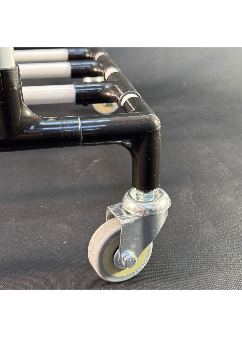 Держатель-стойка пакетов для мусора Treho 240SWS на колесах. Под стандартный пакет 120-240 литров Metaplant (362712254)