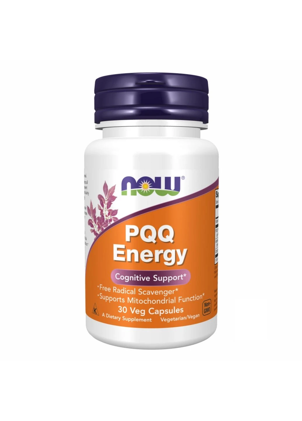 Харчова добавка PQQ Energy 20mg - 30 vcaps Now Foods (296191149)