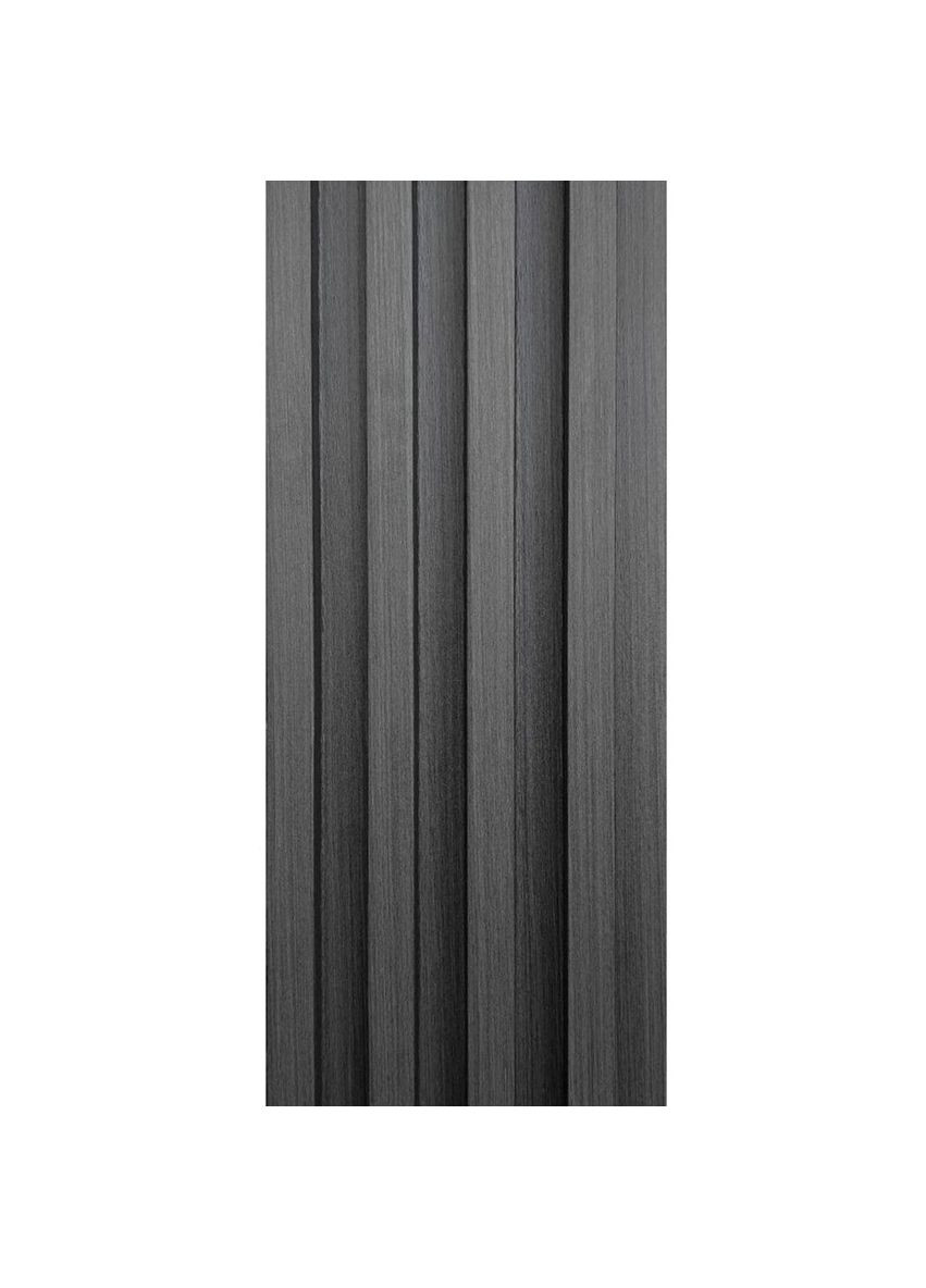 Рельс декоративный WPC стеновой графит 3000х160х23мм SW-00001529 Sticker Wall (330017181)