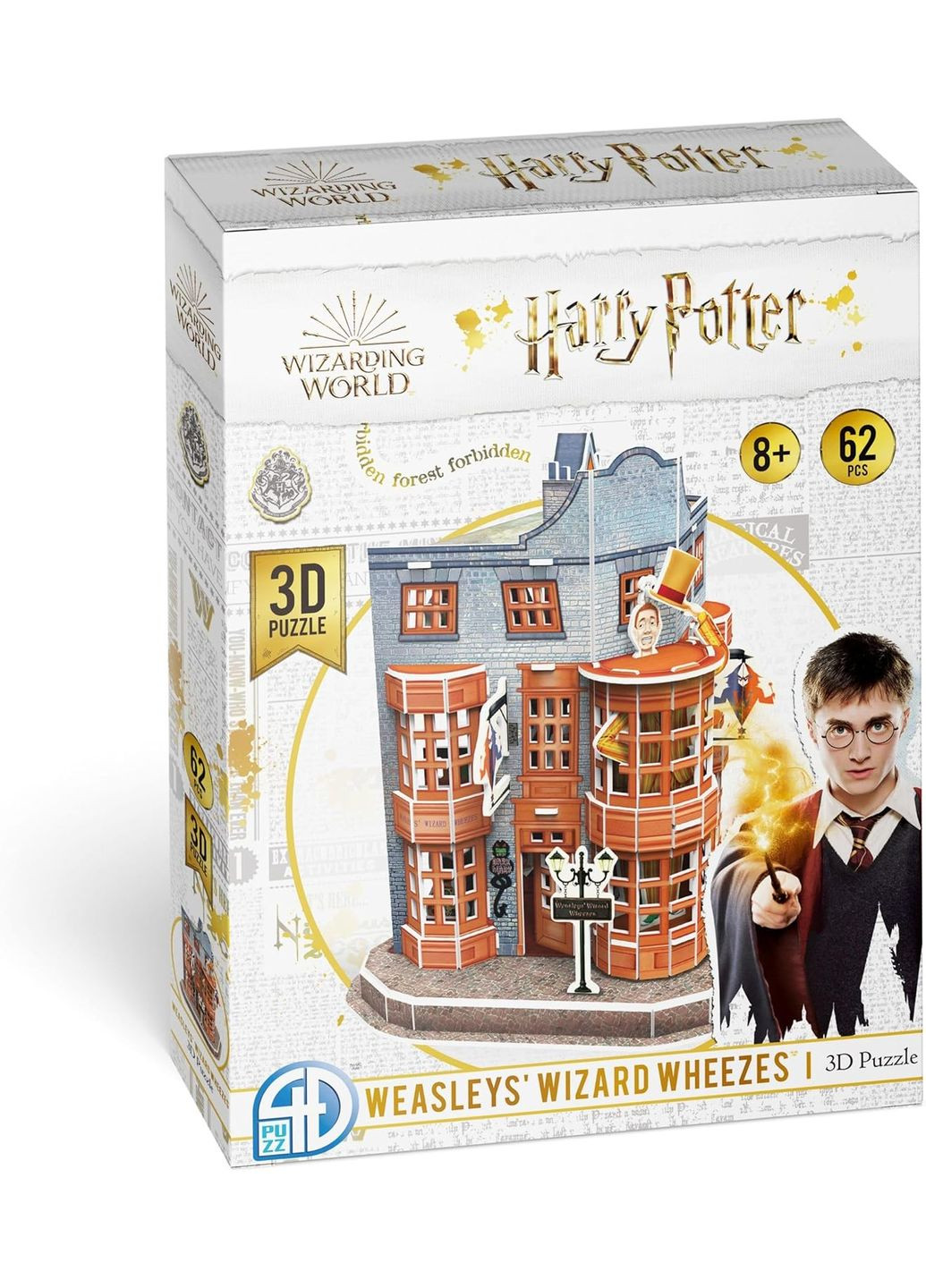 Настольная игра Волшебные проделки Уизли Пазл 3D (Weasley's Wizard Wheezes Set 3D puzzle) - 1 ТК (6 шт) 4D Puzz (372170731)