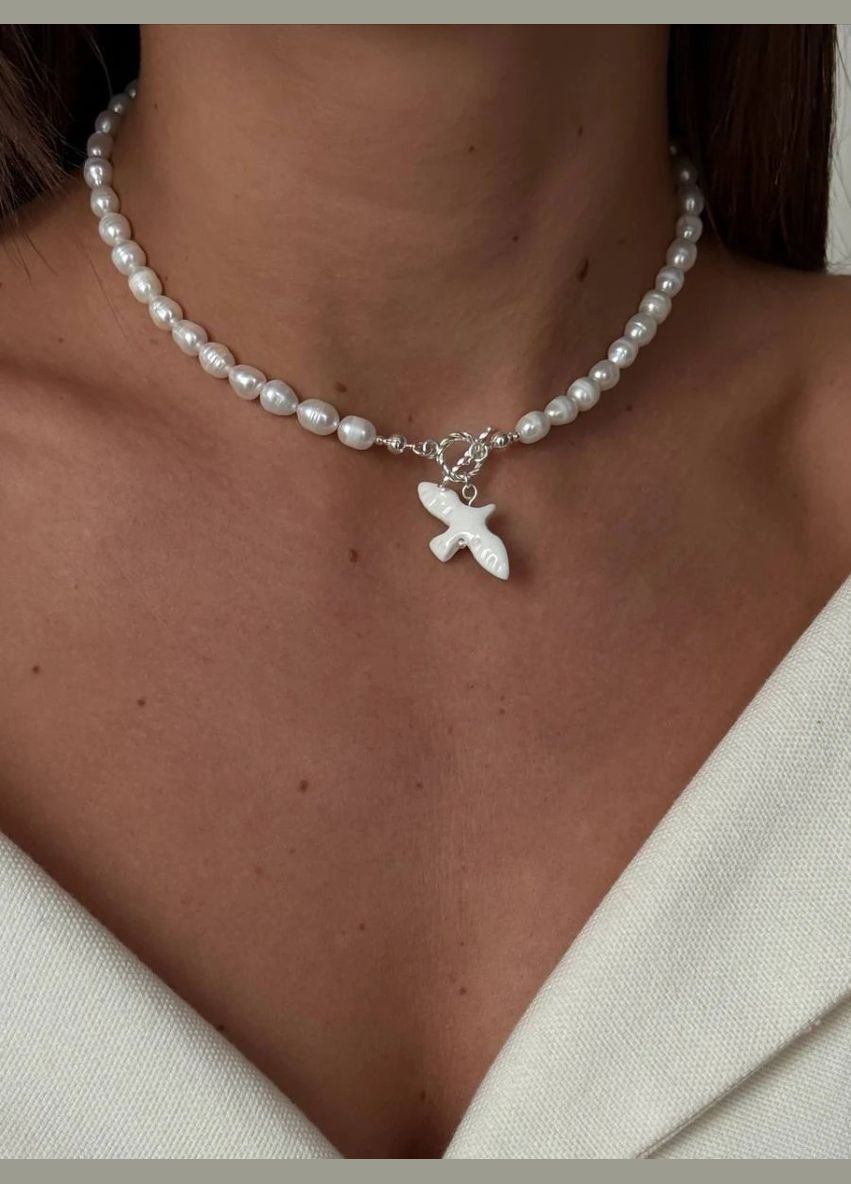 Кольє "Сяюча Горлиця" Le'Perle (312519697)