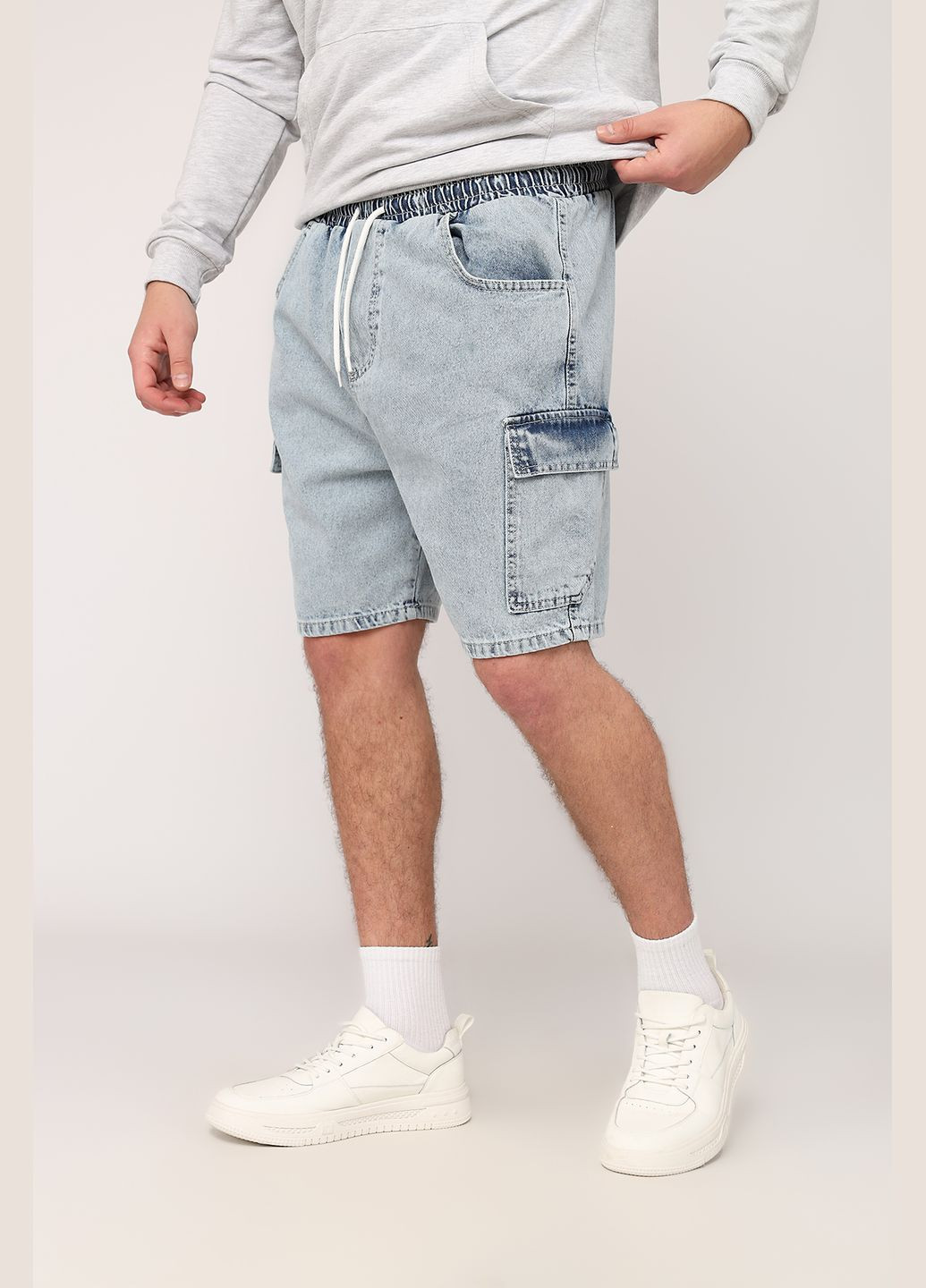 Шорты мужские цвет голубой CB-00278259 TRANZIT (332330128)