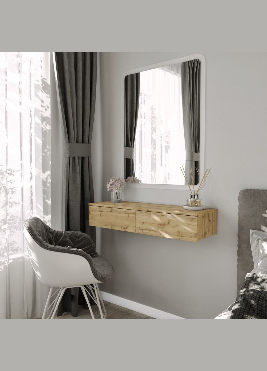 Подвесной туалетный столик T-226 Ш1000/В186/Г310 Дуб аппалачи MORELI (312232303)