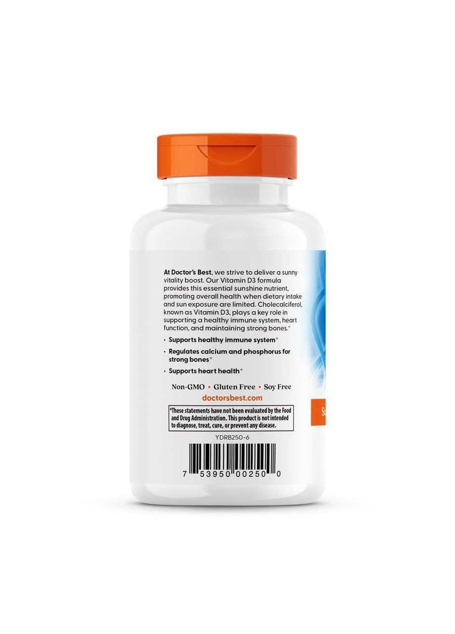 Вітамін Д3 5000 Doctors Best Vitamin D3 360 капс Doctor's Best (357339647)