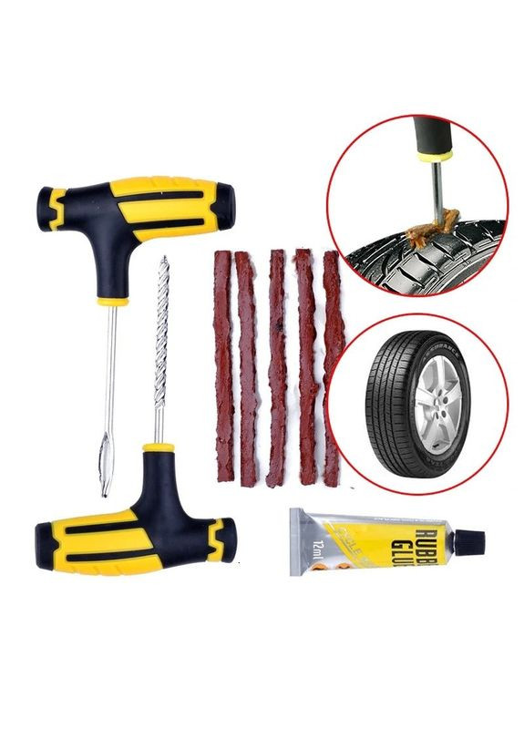 Набор для ремонта бескамерных шин CZK-8008 сырая резина набор шин бескаме No Brand (348118964)