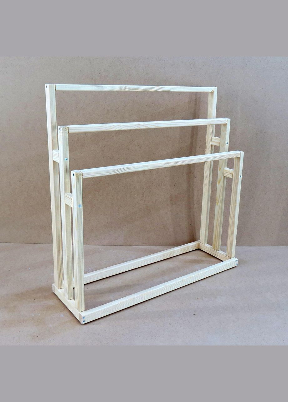 Стійка-вішалка підлогова з дерева Хайес 80 бланже (СШВ-800401) No Brand (328209166)