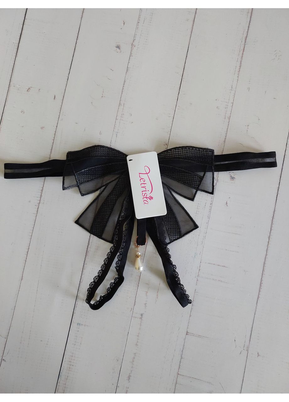 Сексуальные трусики с разрезом и подвеской с жемчужиной No Brand (362135698)