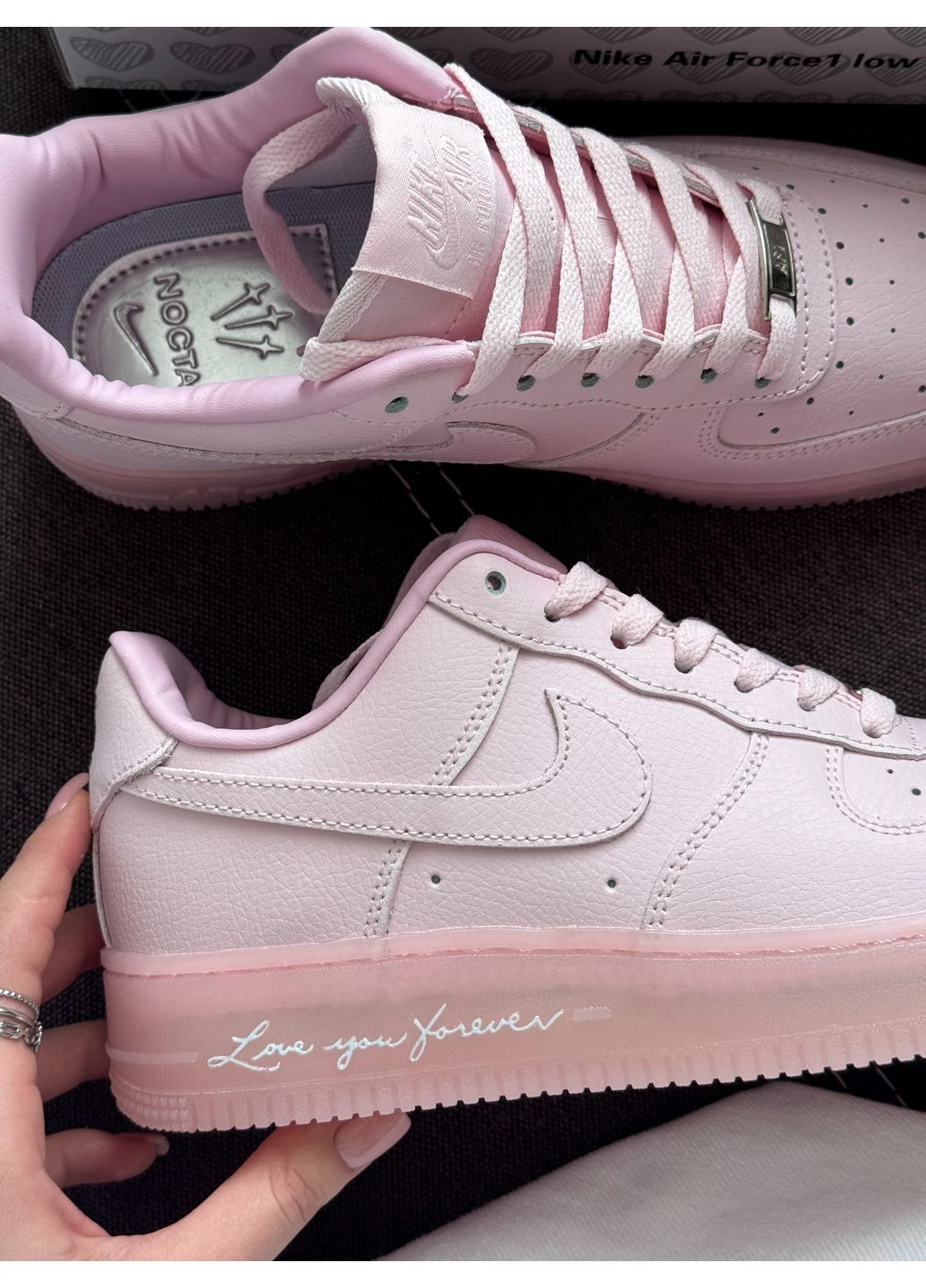 Кросівки жіночі Nike Air Force x Drake Nocta ‘Certified Lover Boy’ Pink | Найк Еір Форс Нокта рожеві демісезони (380008349)