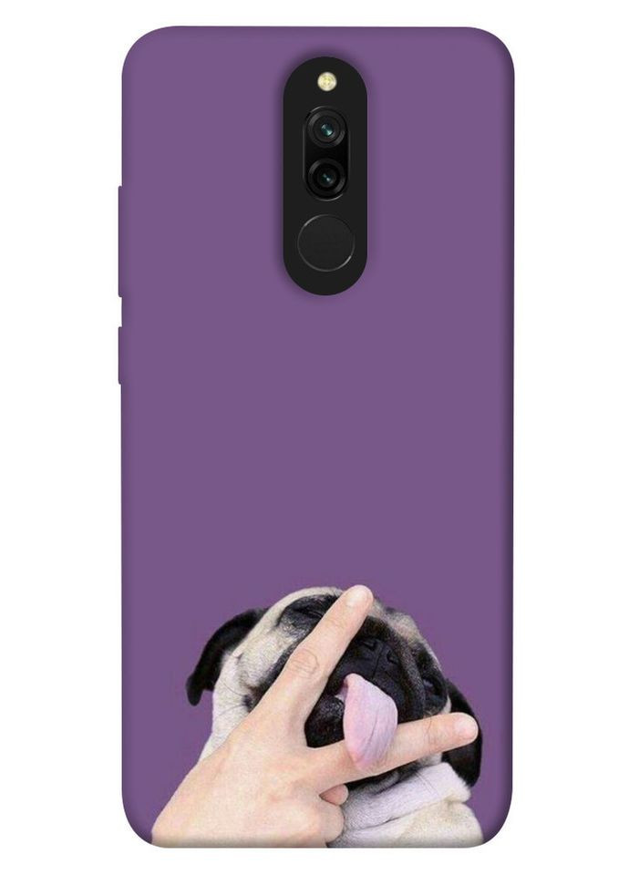 Чехол с принтом для Xiaomi Redmi 8 / на Ксяоме, сяоме, ксиоме редми 8 Мопс No Brand (339064634)