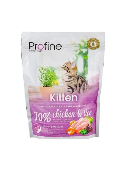 Сухий корм Kitten для кошенят, з куркою та рисом, 300 г Profine (362701753)