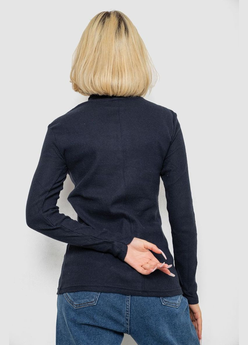 Гольф жіночий однотонний в рубчик, колір електрик, 238R803 Ager (339106189)