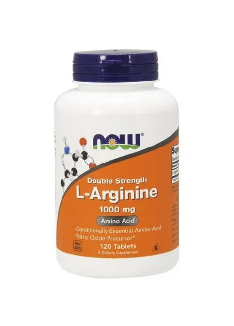 L-Arginine Double Strength 1000 mg 120 Tabs Now Foods (362419211)