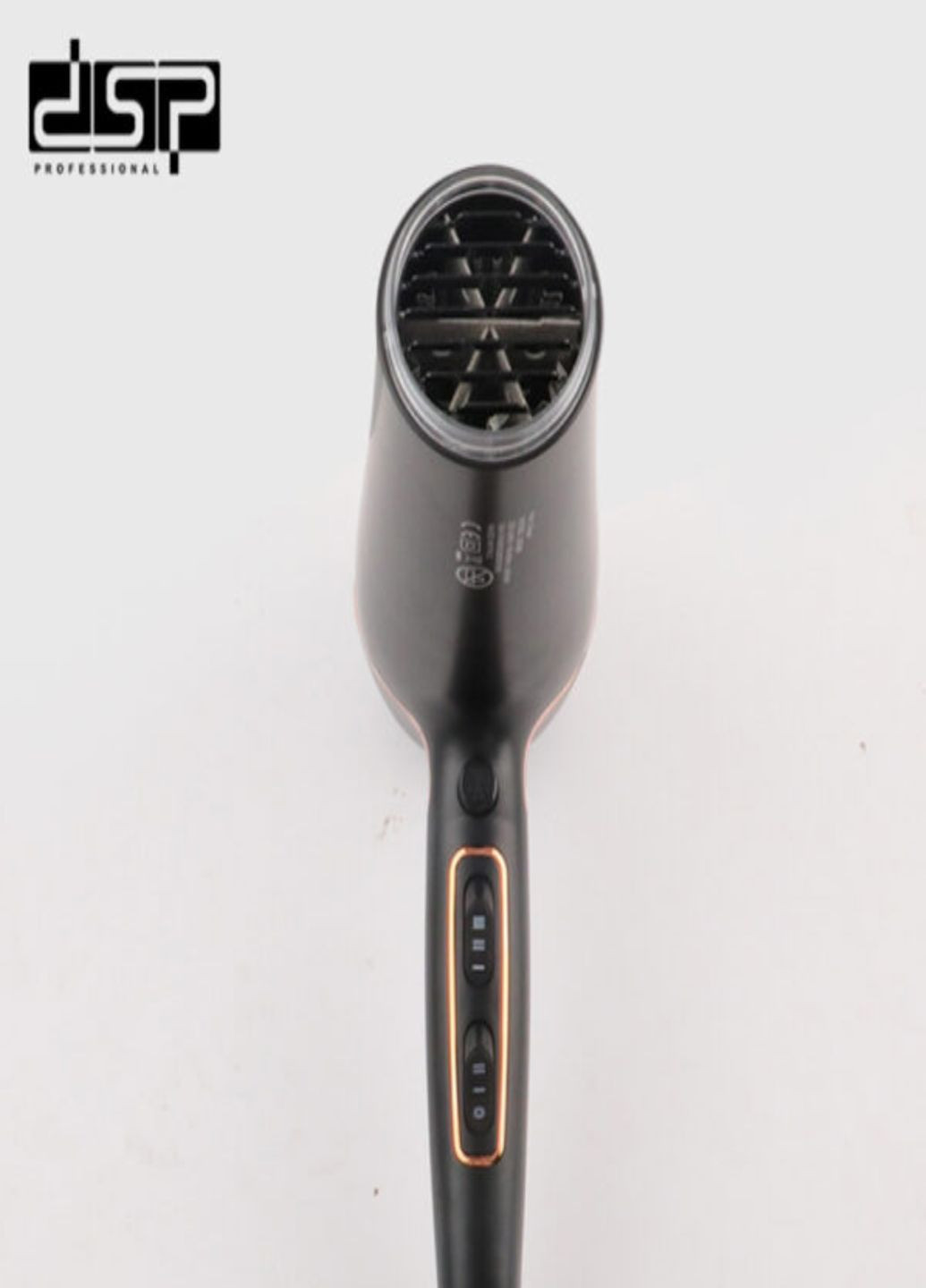 Потужний фен для укладання волосся 30328 з холодним повітрям 2400Вт Чорний DSP (313110694)