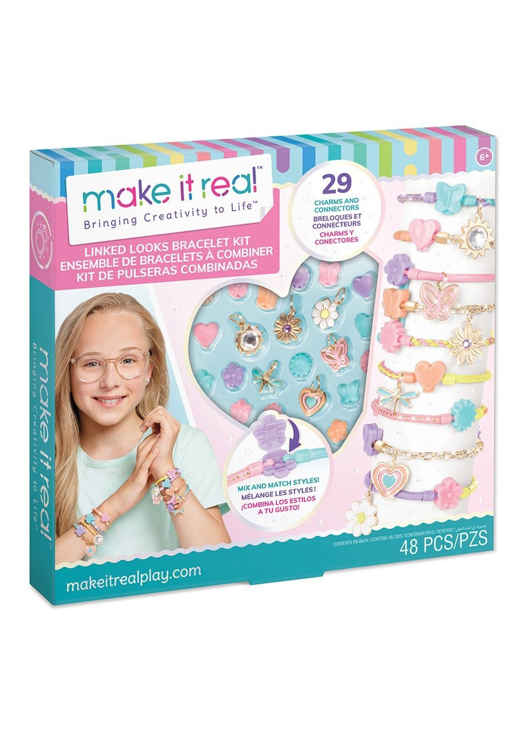 : Набір для створення шарм-браслетів 'Стильні ланки' Make it Real (371686991)