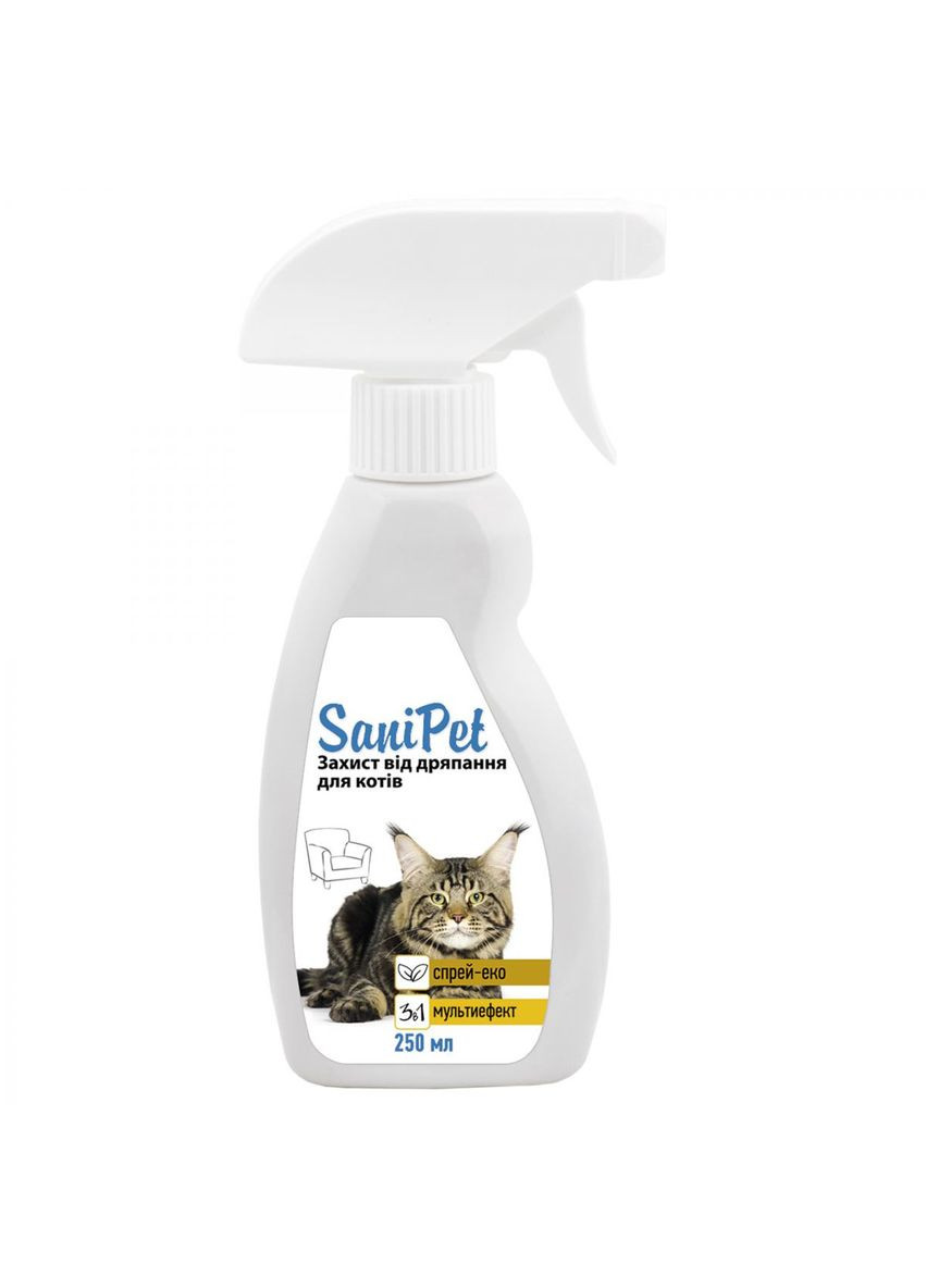 Спрейотпугиватель для кошек Sani Pet 250 мл, для защиты от царапания ProVET (292114891)